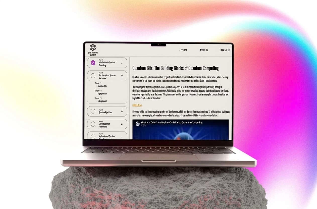 Qubit Pioneers Course Page
